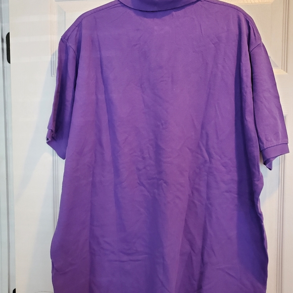 Men's purple polo shirt size 2XL - Picture 4 of 10